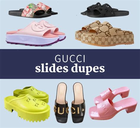 gucci slide dupes amazon|le chic street gucci dupe.